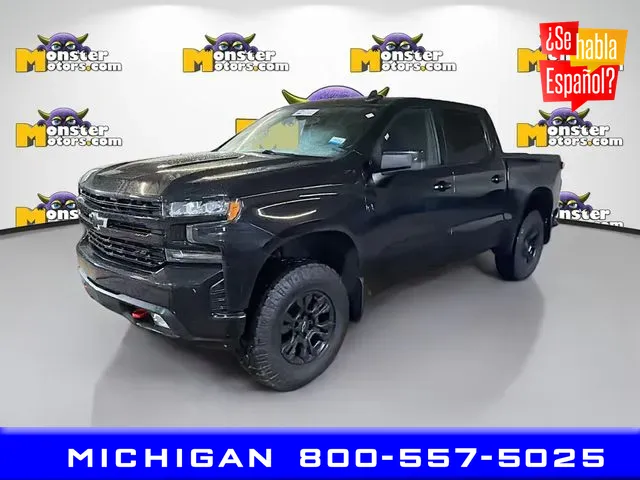 Black 2022 Chevrolet Silverado 1500 LTD LT Trail Boss for sale in Michigan Center, MI