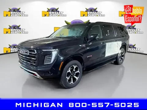 Black 2025 GMC Yukon XL AT4 for sale in Michigan Center, MI