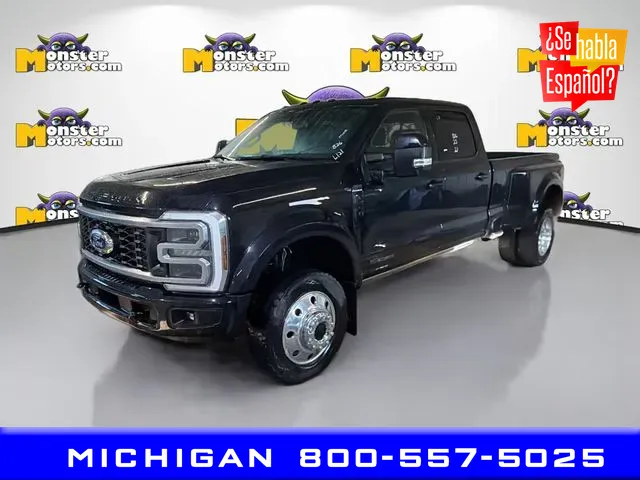 Black 2025 Ford F-450SD Platinum for sale in Michigan Center, MI