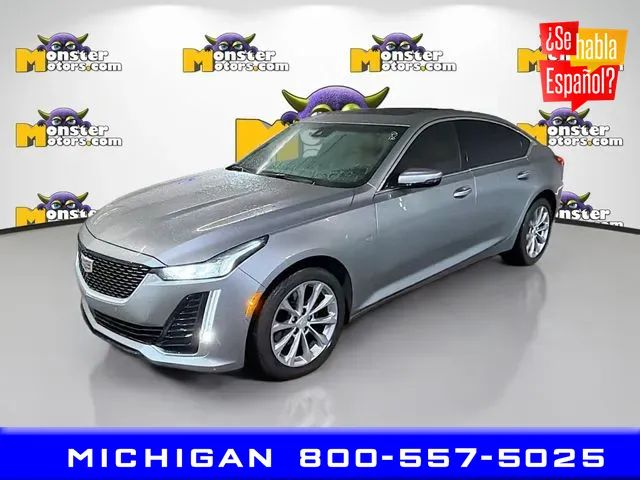 Silver 2024 Cadillac CT5 Premium Luxury for sale in Michigan Center, MI