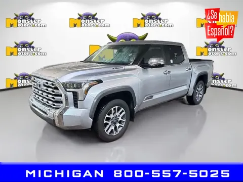 Silver 2025 Toyota Tundra Hybrid 1794 Edition for sale in Michigan Center, MI