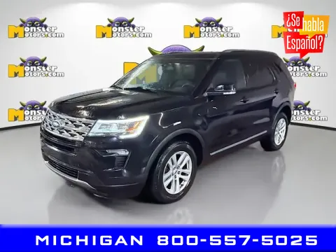Black 2018 Ford Explorer XLT for sale in Michigan Center, MI
