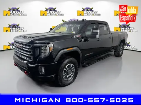 Black 2021 GMC Sierra 2500HD AT4 for sale in Michigan Center, MI