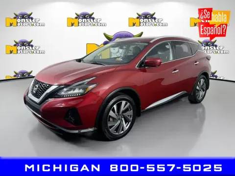 Red 2020 Nissan Murano SL for sale in Michigan Center, MI