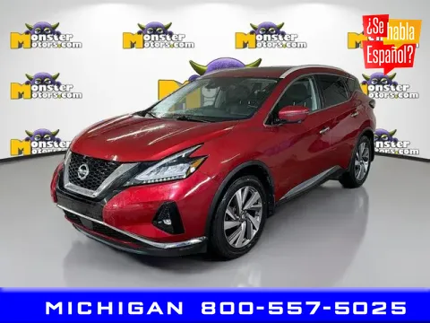 Red 2020 Nissan Murano SL for sale in Michigan Center, MI