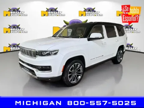 White 2022 Jeep Grand Wagoneer Series III for sale in Michigan Center, MI