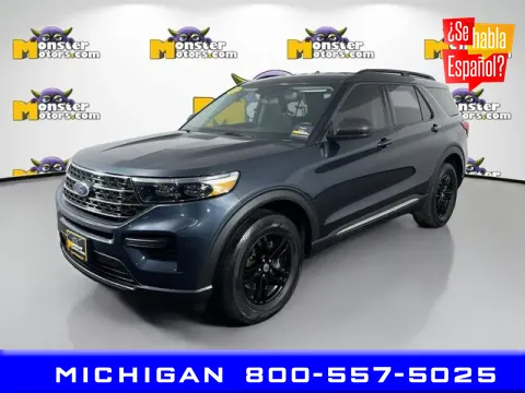 Gray 2022 Ford Explorer XLT for sale in Michigan Center, MI