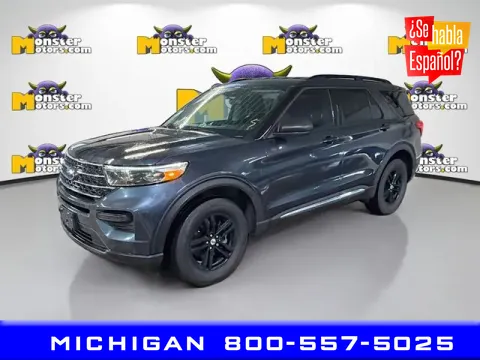 Gray 2022 Ford Explorer XLT for sale in Michigan Center, MI