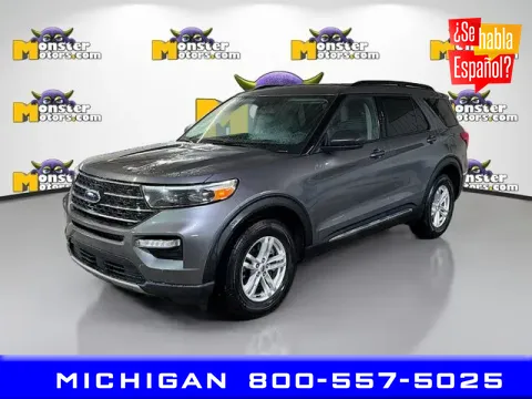 Gray 2022 Ford Explorer XLT for sale in Michigan Center, MI