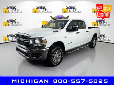 White 2024 Ram 2500 Big Horn for sale in Michigan Center, MI