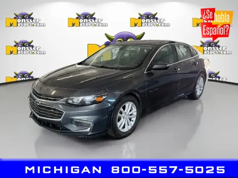 Blue 2017 Chevrolet Malibu LT for sale in Michigan Center, MI