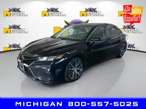 Black 2022 Toyota Camry SE for sale in Michigan Center, MI