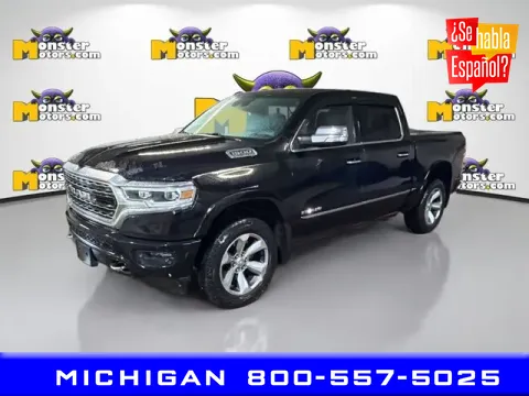 Black 2022 Ram 1500 Limited for sale in Michigan Center, MI