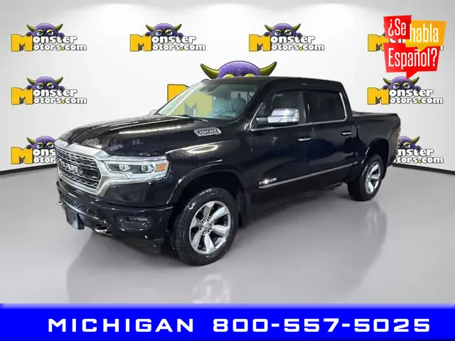 Black 2022 Ram 1500 Limited for sale in Michigan Center, MI