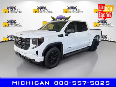 White 2023 GMC Sierra 1500 Elevation for sale in Michigan Center, MI