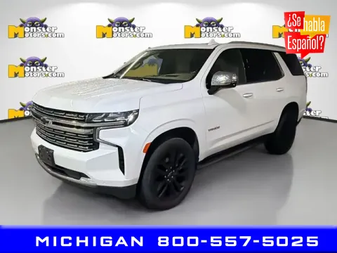 Blue 2023 Chevrolet Tahoe Premier for sale in Michigan Center, MI
