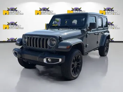 Another view of 2025 Jeep Wrangler Sahara 4xe for sale in Michigan Center, MI at Monster Motors - Jackson, MI