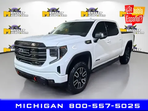 White 2025 GMC Sierra 1500 AT4 for sale in Michigan Center, MI