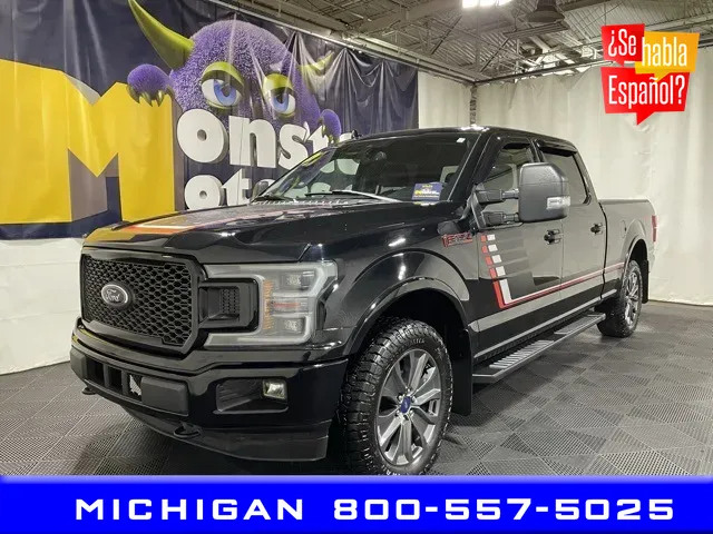 Black 2018 Ford F-150 Lariat for sale in Michigan Center, MI