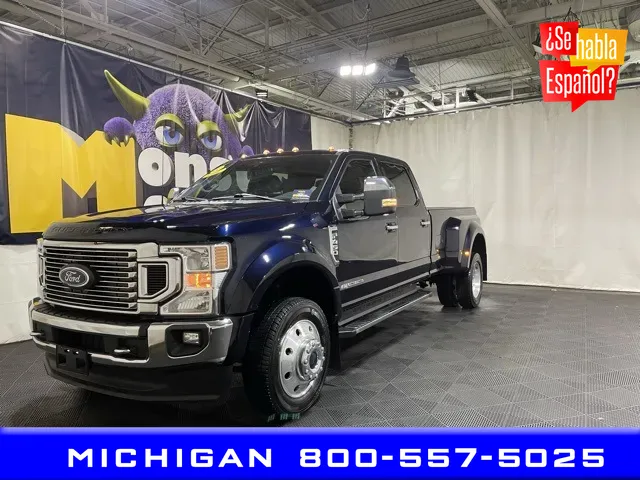 Blue 2022 Ford F-450SD XLT for sale in Michigan Center, MI