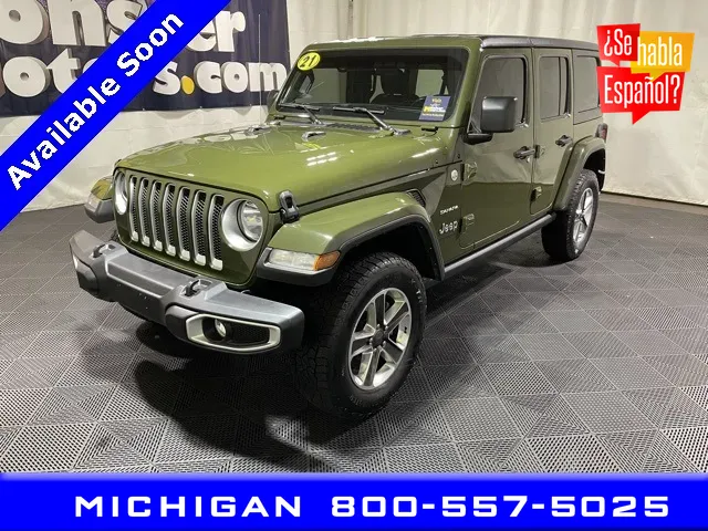 2021 Jeep Wrangler Unlimited Sahara for sale in Michigan Center, MI
