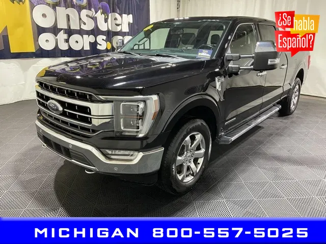 Black 2022 Ford F-150 Lariat for sale in Michigan Center, MI