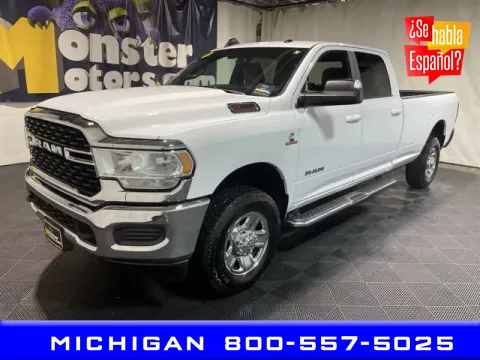 White 2022 Ram 3500 Big Horn for sale in Michigan Center, MI