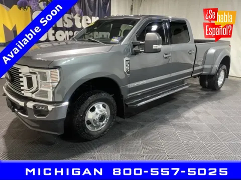 Gray 2022 Ford F-350SD Lariat for sale in Michigan Center, MI