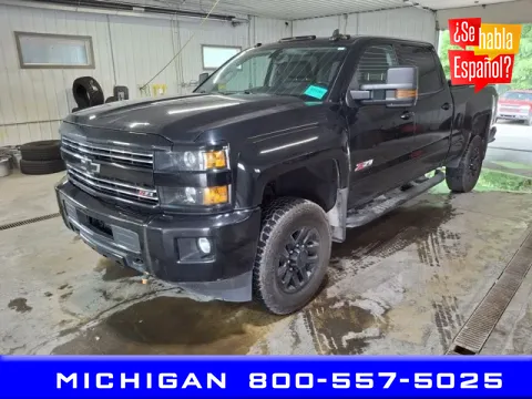 Black 2018 Chevrolet Silverado 2500HD LTZ for sale in Michigan Center, MI