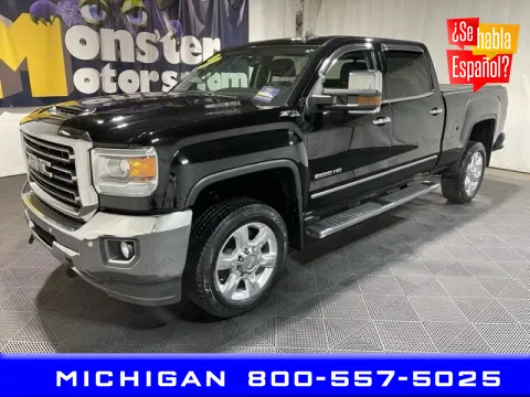Black 2019 GMC Sierra 2500HD SLT for sale in Michigan Center, MI