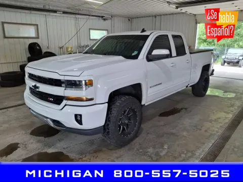 White 2017 Chevrolet Silverado 1500 LT for sale in Michigan Center, MI