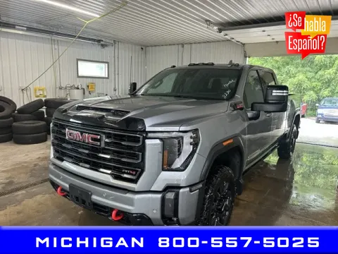 Gray 2024 GMC Sierra 2500HD AT4 for sale in Michigan Center, MI