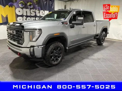 Gray 2024 GMC Sierra 2500HD AT4 for sale in Michigan Center, MI