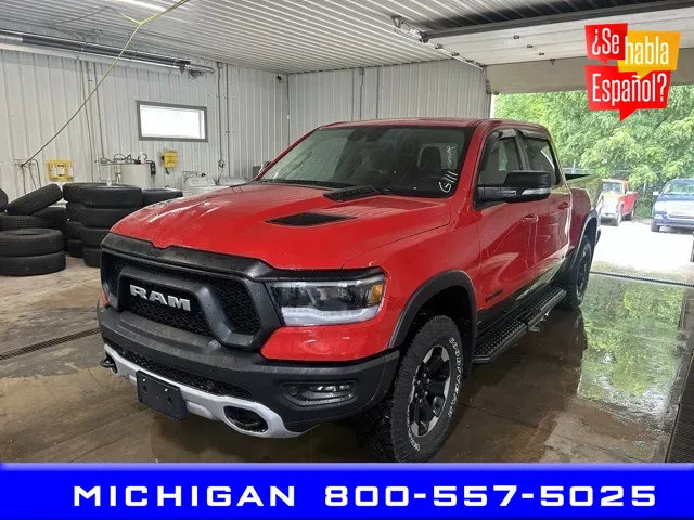 Red 2022 Ram 1500 Rebel for sale in Michigan Center, MI