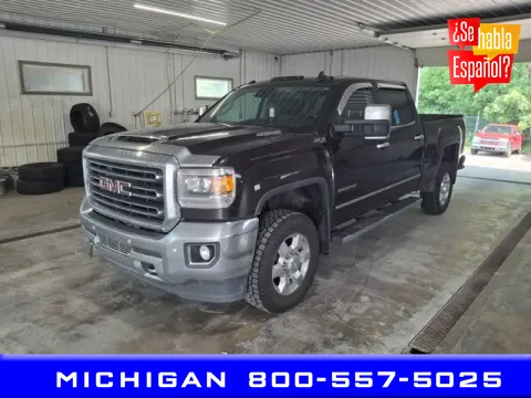 Gray 2018 GMC Sierra 2500HD SLT for sale in Michigan Center, MI