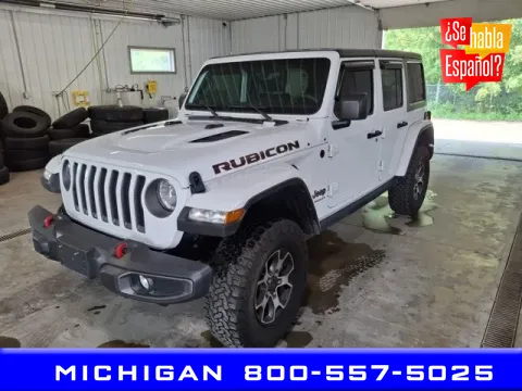 White 2023 Jeep Wrangler Rubicon for sale in Michigan Center, MI