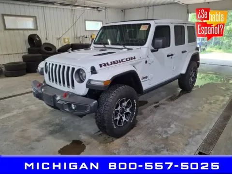 White 2022 Jeep Wrangler Unlimited Rubicon for sale in Michigan Center, MI