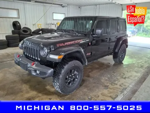 Black 2023 Jeep Wrangler Rubicon for sale in Michigan Center, MI