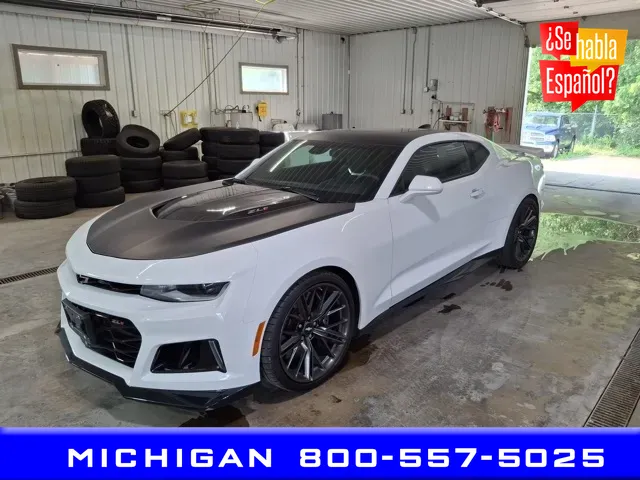White 2019 Chevrolet Camaro ZL1 for sale in Michigan Center, MI