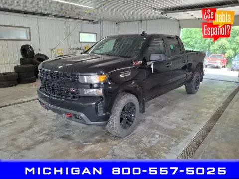 Black 2021 Chevrolet Silverado 1500 Custom Trail Boss for sale in Michigan Center, MI