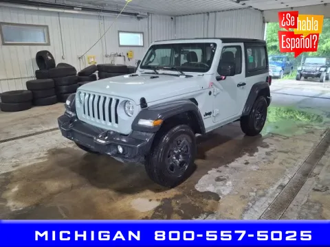 Gray 2023 Jeep Wrangler Sport for sale in Michigan Center, MI
