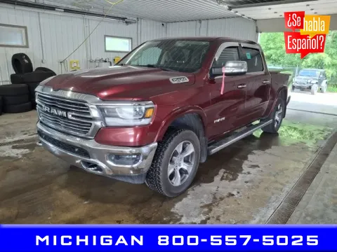 Red 2019 Ram 1500 Laramie for sale in Michigan Center, MI