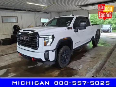 White 2024 GMC Sierra 2500HD AT4 for sale in Michigan Center, MI
