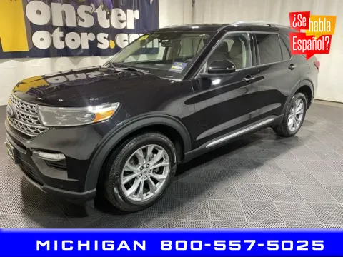 Black 2023 Ford Explorer Limited for sale in Michigan Center, MI