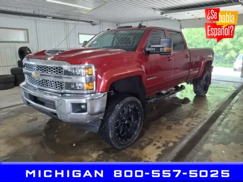 Red 2019 Chevrolet Silverado 2500HD LT for sale in Michigan Center, MI