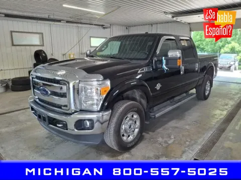 Black 2016 Ford F-250SD Lariat for sale in Michigan Center, MI