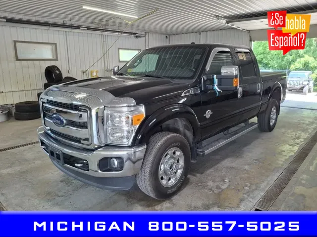Black 2016 Ford F-250SD Lariat for sale in Michigan Center, MI