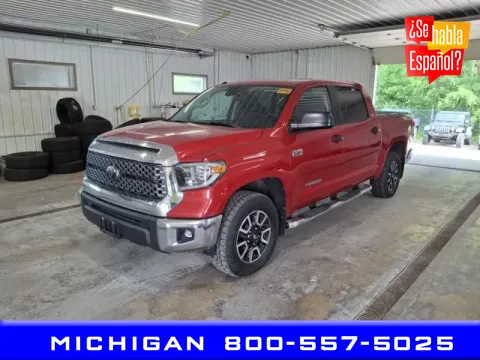 Red 2018 Toyota Tundra SR5 for sale in Michigan Center, MI