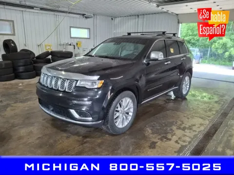 Black 2017 Jeep Grand Cherokee Summit for sale in Michigan Center, MI