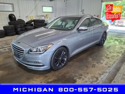 Gray 2016 Hyundai Genesis 3.8 for sale in Michigan Center, MI